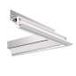 Preview: Befestigungsprofil mit LED-Profil, Schattenfuge - Eckenpaar