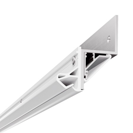 Befestigungsprofil mit LED-Profil, Schattenfuge