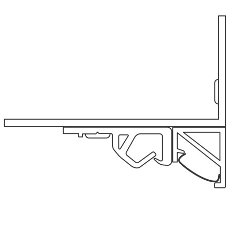 Befestigungsprofil mit LED-Profil