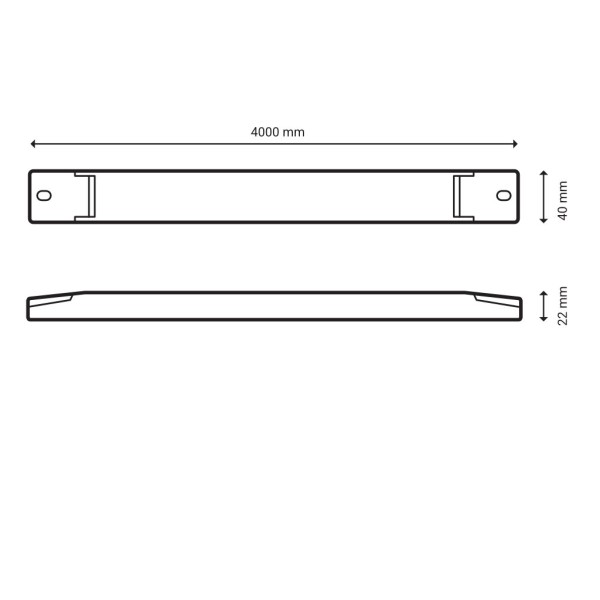 US 250 Watt - 24 V LED-Betriebsgerät extrem flach